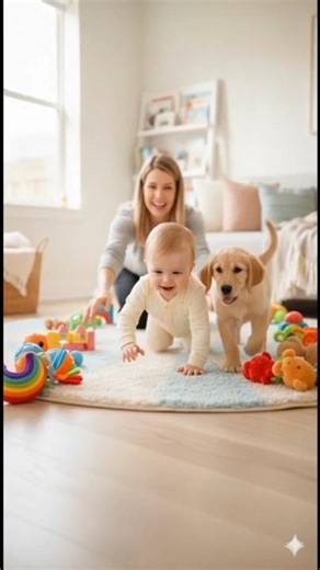 Cutest Baby Crawling Ever! 👶✨ | Little Explorer on the Move