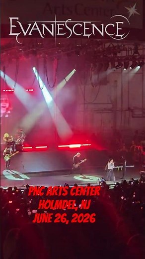 Evanescence - Bring Me To Life LIVE at PNC Arts Center NJ 2026 🎤