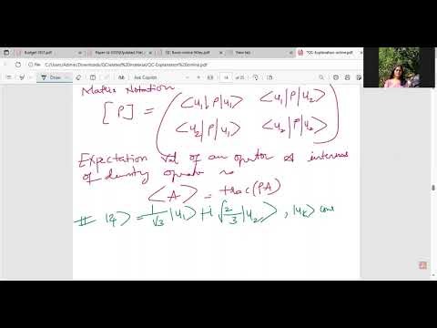Density Operator, Projection Operator