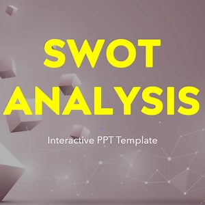Interactive SWOT Analysis PowerPoint Template - Operational Excellence Standards | Hotmart