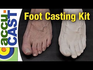 How To Mold and Cast a Foot Using The Accu-Cast Foot Casting Kit
