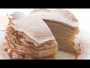 How to Make a Chestnut Cream Crepe Cake
