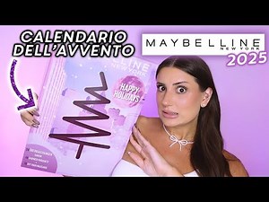 CALENDARIO DELL’AVVENTO MAYBELLINE 2025 🎁