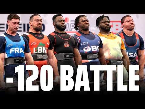 The DEADLIFT BATTLE for the -120kg Podium | IPF Worlds 2026