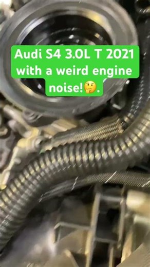 Audi S4 with a weird engine noise! #audi S4 lifters #audiworld.