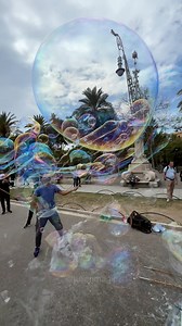 9.1K views · 379 reactions | Get inside the bubble﫧 #bubbles #magic #performer | Julien Magic | Facebook