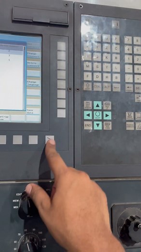 Siemens sinumerik 802d sl commissioning screen #technology #cnc #lathe #commissioning