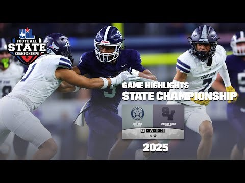Smithson Valley 28 vs Frisco Lone Star 6 State Championship Game Highlights