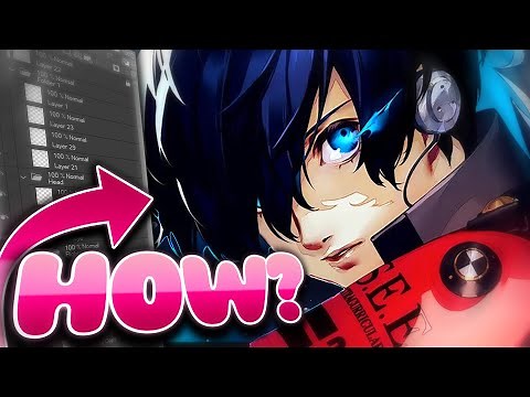 How Copying the Persona Style SAVED My Boring Art