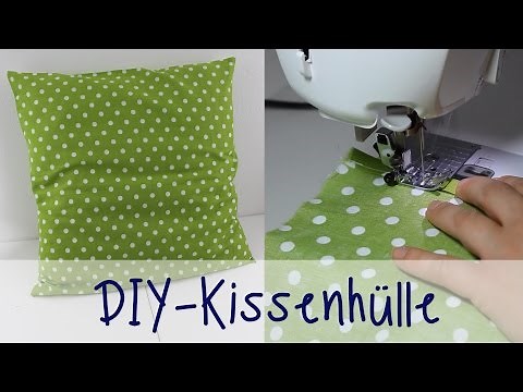 Julia's tillishop DIY's: Kissenhülle nähen ohne Reißverschluss (schnell & einfach)