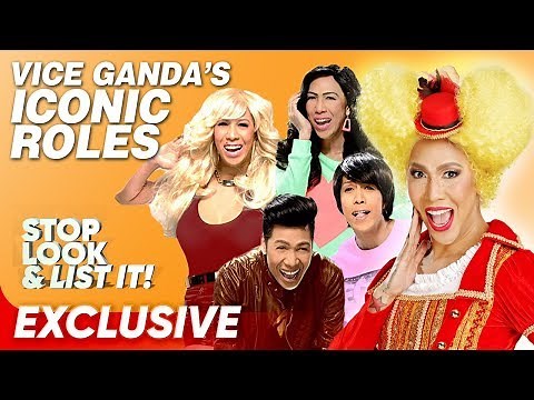 Vice Ganda’s Most Iconic Roles | Stop, Look, and List It!