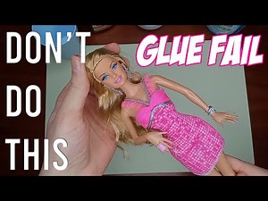 I tried to fight Glue Seepage on my Barbie dolls - This is what happened