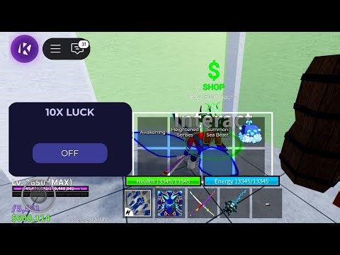 Newest 10X LUCK Script In Blox Fruits