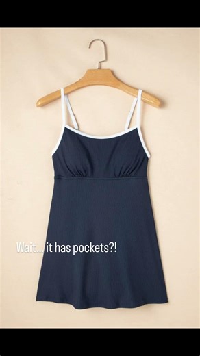 Make a splash with this swim dress that effortlessly blends style and function.