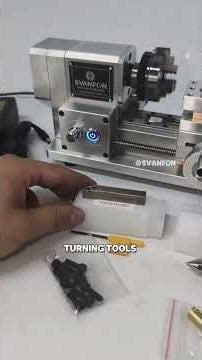 Full Aluminum Body Benchtop Mini Lathe for Home DIY Hobbyists