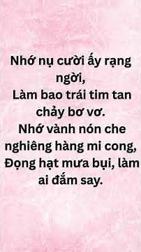 Thơ Tình Gửi Người Việt Xa Quê – Nhớ | Trở Về Thơ Tình