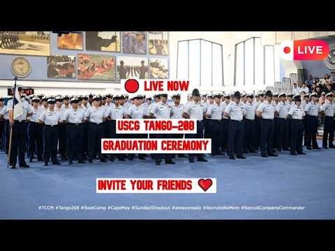 LIVE: USCG Tango-208 Graduation Ceremony 2026 ⚓ Coast Guard Recruit Graduation