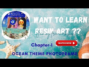 Ocean Theme Photoframe Tutorial | DIY Resin Sea Frame | Face-to-Face Step-by-Step Guide