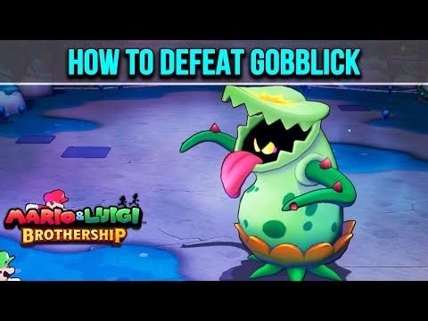 How To Defeat Gobblick Mario & Luigi Brothership