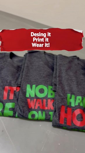 ✨ With Falcon Transfers, design it, print it, wear it! ✨ Make this holiday season unforgettable with your own unique t-shirt design. Whether it’s a fun Christmas message, a heartfelt quote, or a creative artwork, we’ve got you covered! 🎄👕 ❓ What would your message be this Christmas? Let your creativity shine and wear your holiday vibe with pride! Start designing today! #FalconTransfers #CustomTShirts #DTFPrinting #ChristmasTShirts #HolidayStyle #WearYourMessage #CustomDesigns #HolidayVibes #Ch