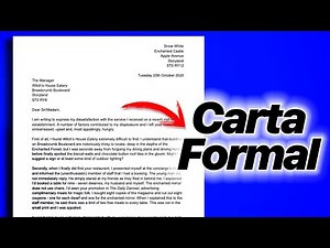 Cómo Escribir una Carta Formal