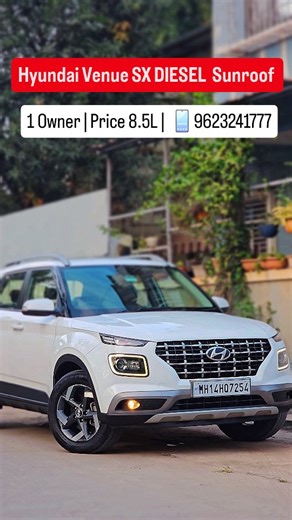 Call - 9623241777 Babu Bhai Hyundai 1.4 SX Crdi Reg - Sep 2019 1st Owner 84000KM Diesel - Manual Sunroof Touchscreen Reverse Camera Mint Condition Price - 8.50 Lakh . . #hyundai #venue #sunroof #carobar #cars #pune #carporn #explore #forsale #sale #viral #instacar | Carobar