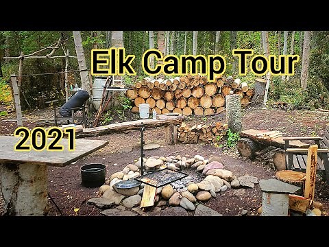 Camp Tour, Our Wall Tent Set-Up, New And Improved!
