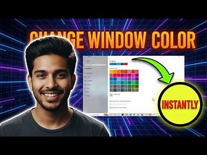 How to Change Window Color in Windows 10 | Personalize Your Desktop
