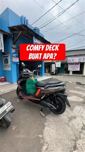 Another function of the Comfy Deck Polytron Fox 350 electric motorbike