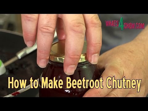 How to Make Beetroot Chutney - Sweet, Sour and Spicy Beetroot Chutney!!!
