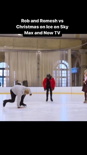 Rob Beckett | Rob and Romesh vs Christmas on Ice on Sky Max and Now TV | Instagram