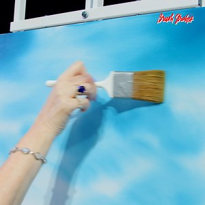 38K views · 398 reactions | Blue skies are the foundation of almost every Bob Ross landscape painting project! ☁️ In this technique deep dive, CRI® Carolyn Saletto has everything you need to know about this fundamental first step. Want access to exclusive content like this and so much more? Join Brush Strokes today: tinyurl.com/joinbrushstrokes | "The Joy of Painting" with Bob Ross | Facebook