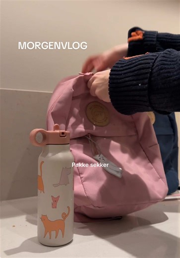 Morgenvlog fra årets første mandag med barna