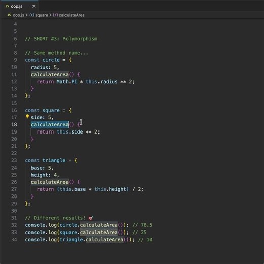 JavaScript Polymorphism | #coding #frontendcourse #javascript