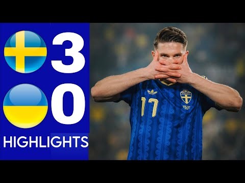 sweden vs ukraine 3-1 Highlights Fifa World Cup 2026 Qualification • viktor gyokeres goal