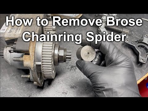 How to Remove Chain Ring Spider from Brose eBike Motor