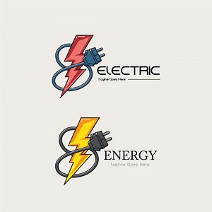 Electrical Business Logo Kit - Unique Design for Handyworkers / Modern Electrician Logo Service - Digital Design for Business Identity - Etsy