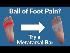 Ball of Foot Pain? Fix It Fast (Metatarsal Pad Tape)