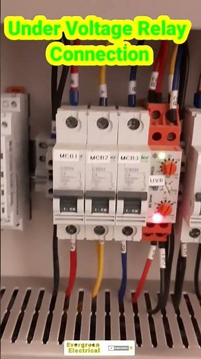 Under Voltage Relay Connection | Over Voltage Relay | Under Over Voltage Relay Setting