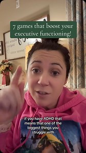 7 games that will boost your executive functioning! In a world that tends to be so serious and wants all of us to grow up too fast, sometimes we need to allow ourselves to just go back to the fun parts and play. Let me know if you love any of these games or have other favorites that work for you! #adhd #executivefunctioning #executivedysfunction #adhdsupport #adhdinwomen | Simply Unorganized