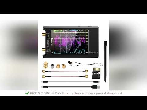 Spectrum Anslyzer NanoVNA-H4 2.8/4 Vector Network Antenna Analyzer 10KHz-1.5GHz MF HF VHF UHF Antenn