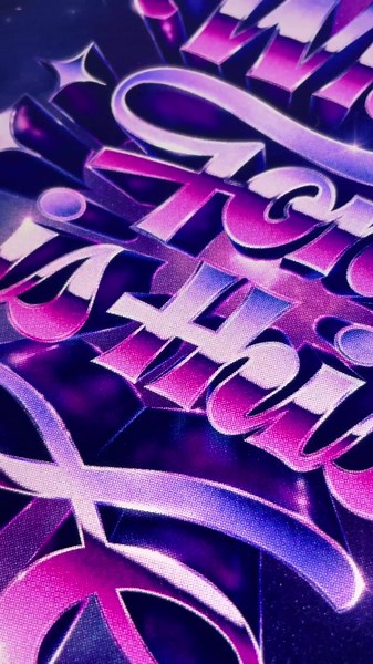 Mastering the Chrome Effect in Procreate: 3D Letters Tutorial