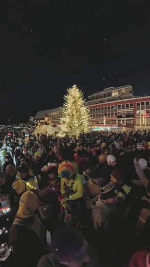 Polar night half marathon start Tromso 2026 #tromso #polarnight #halfmarathon