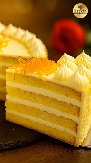 A cake that melts in your mouth: orange and cream in perfect harmony! This orange cake is a true work of art. A delicate and aromatic sponge, soaked in orange syrup, pairs perfectly with a light, airy signature cream. The secret of the cream lies in the unique combination of the freshness of the orange and the richness of the flavor, making every slice of cake an unforgettable treat. This cake will not only delight your palate but also grace any table. Follow the recipe exactly, and everything w