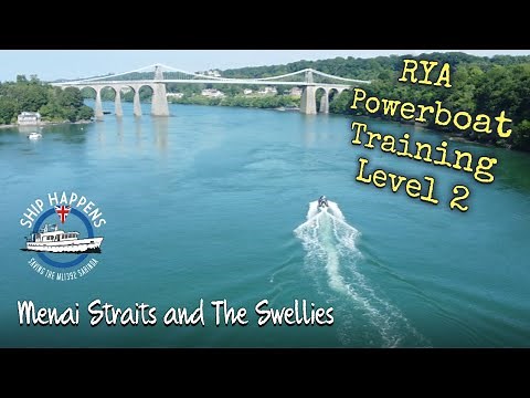 Ship Happens RYA Power Boat Level 2 Training in Menai Straits North Wales