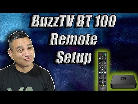 How To Setup the BuzzTV BT 100 Remote B5