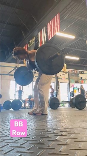 Barbell Row for a Strong Back (Fit Mom Training!)