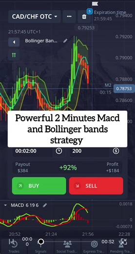 Looking for a highly effective forex and binary trading strategy video on tiktok? This simple yet powerful technique combines Bollinger Bands and MACD indicators to help you spot high-probability trades. Whether you trade forex, binary, pocket options, or indices, this strategy works for quick and profitable setups. Good for beginners or experienced traders looking to boost their win rate #forextrading #forexstrategy #bollingerbands #macdstrategy #binaryoptions #forexsignals #priceaction #daytra