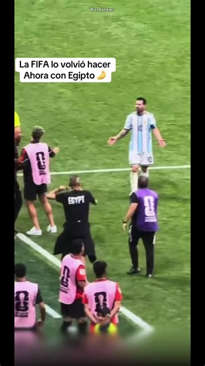 💚😔❤️‍🩹ahora no solo es la afición sino los mismos jugadores se dieron cuenta 💔de lo amañado que esta esto para que gane argentina sea como sea 😡#mundial2026 #fifa #egipto #messirata