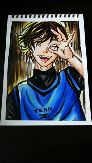 how to draw bachira from blue lock #shorts #trending #viral #anime #bluelock